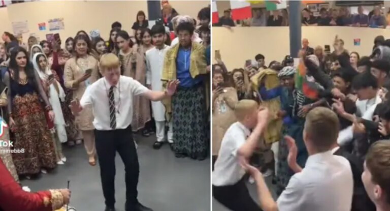 Viral Video: UK College Students Groove to Dhol Beats, Internet Loves It | Watch